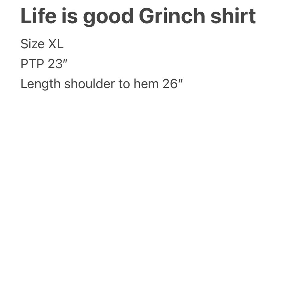 Life Is Good Moss Green Grinch Grin Long Sleeve Crusher Tee Unisex Men’s XL - Picture 6 of 6
